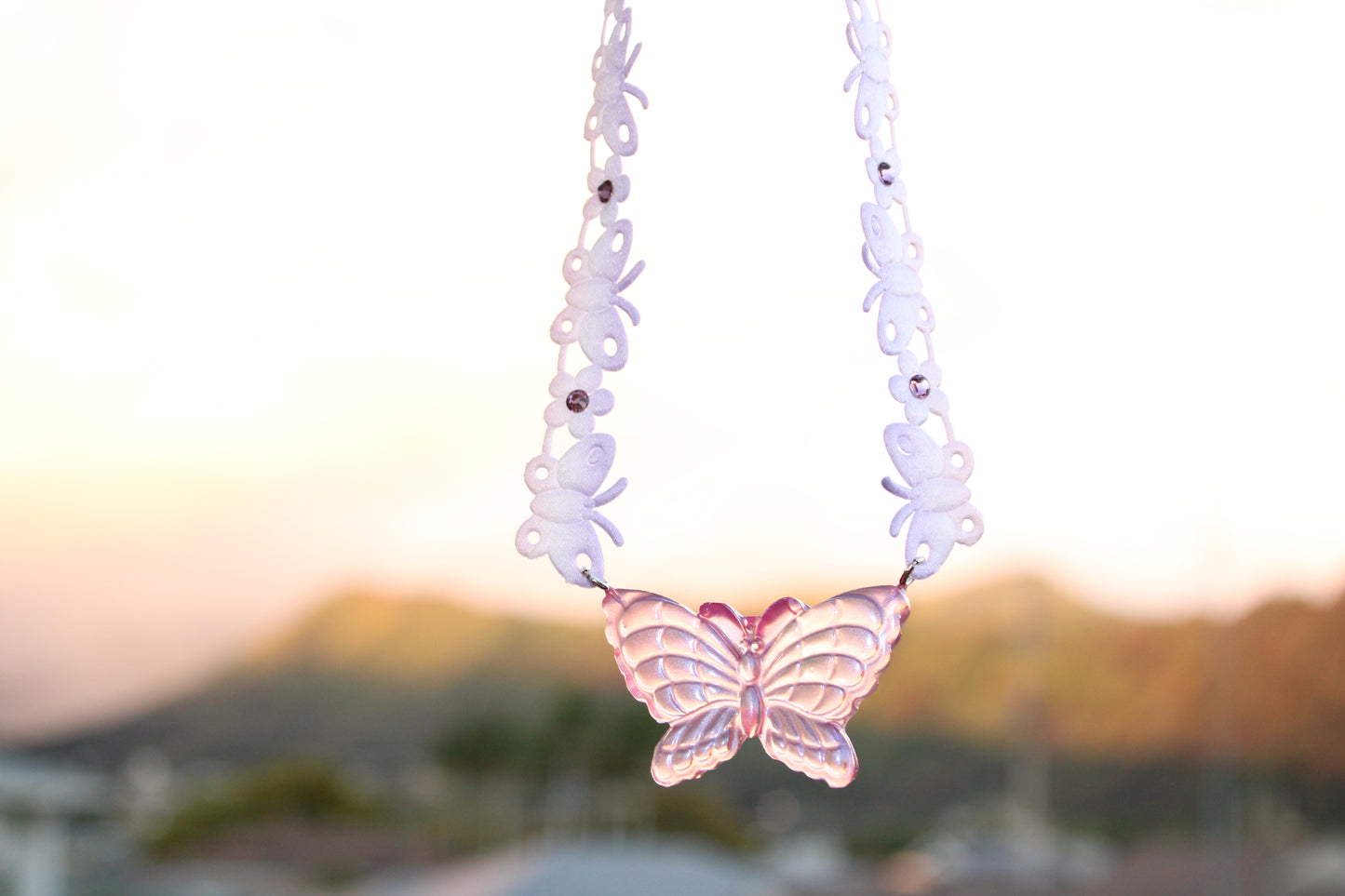 Cristaline Mariposa Pendant